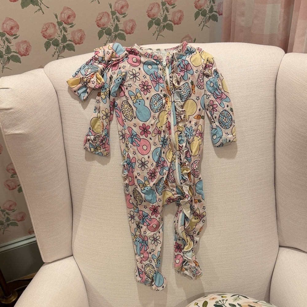 Caden Lane Multicolor Floral Kids Pajamas